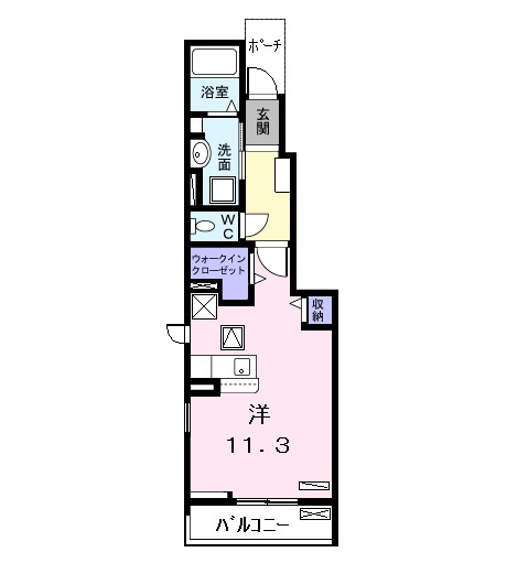 Calme(カルム)の間取り