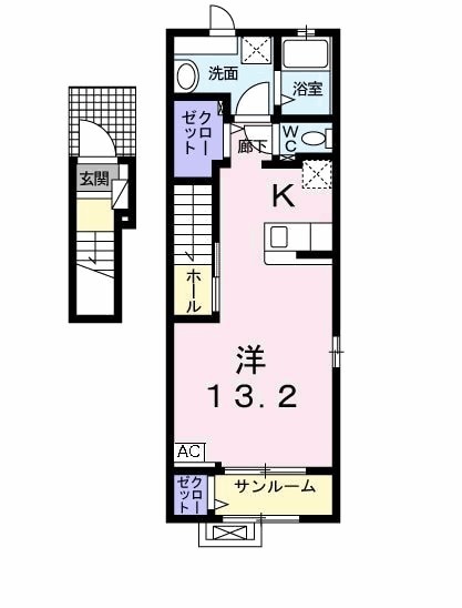 ビー ホームⅡの間取り