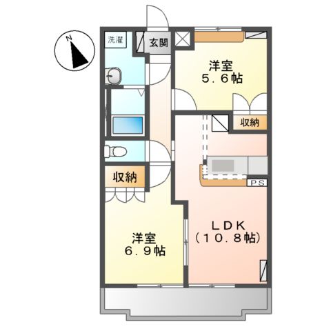 ムーンガーデンの間取り