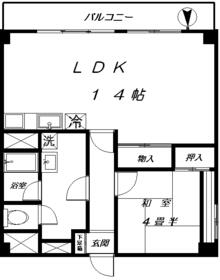ブルンネン中野・1101号室の間取り