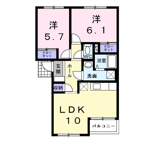 プリムローズの間取り