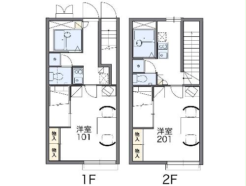 レオパレスウィル55の間取り