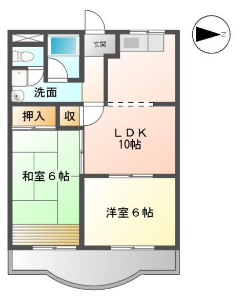 サンシャイン香久山の間取り