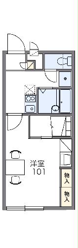 レオパレスSAKURA Ⅱの間取り
