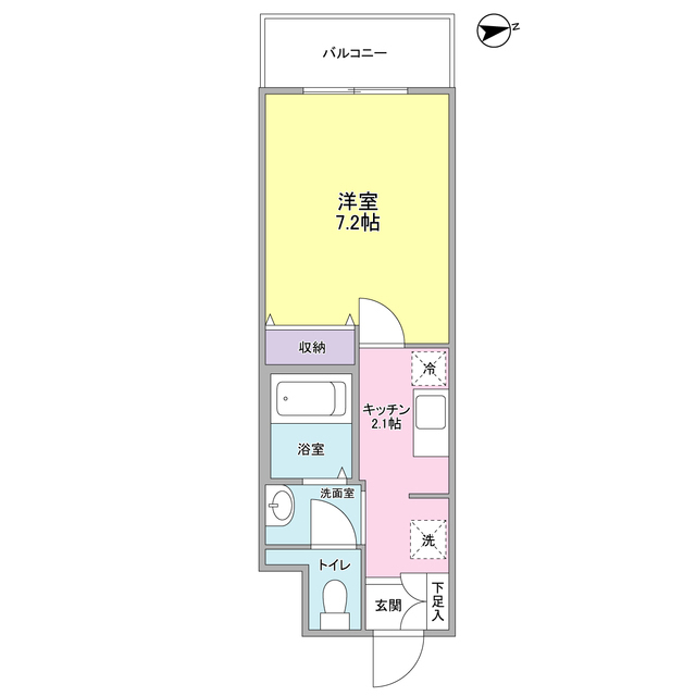 梶ヶ谷ＴＳビルの間取り