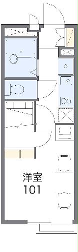 レオパレスSKY旭台の間取り