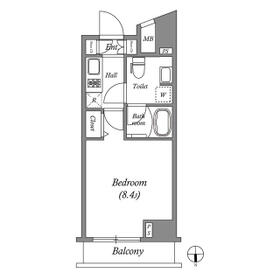 GENOVIA東中野skygardenの間取り