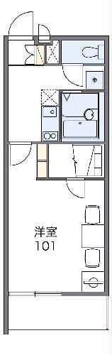 レオパレスサンロードの間取り