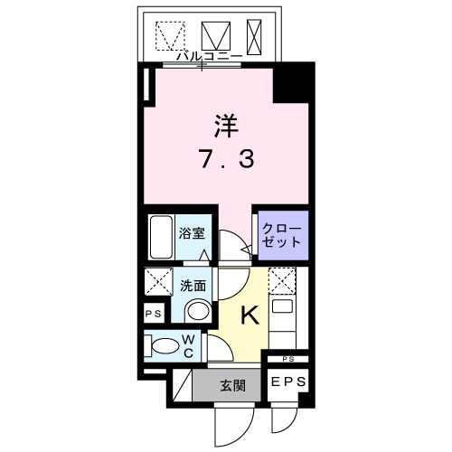 クリム岸里の間取り