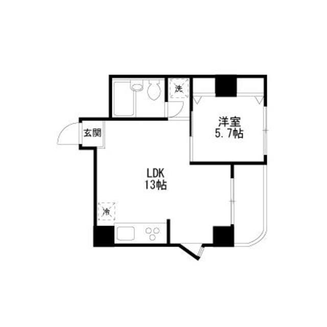 AKKレジデンス新宿の間取り