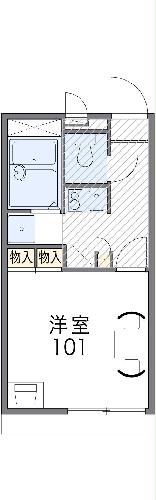 レオパレス高瀬川の間取り