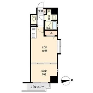 ＨＦ名駅北レジデンス　ＥＡＳＴの間取り