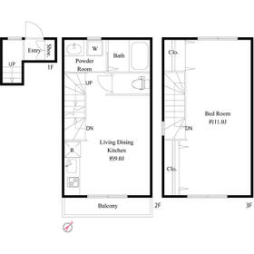 サニーサイドコートBの間取り