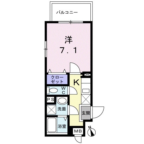 ドミール中野南台の間取り