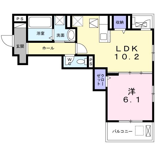 メリッサの間取り