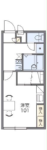 レオパレス西岡の間取り