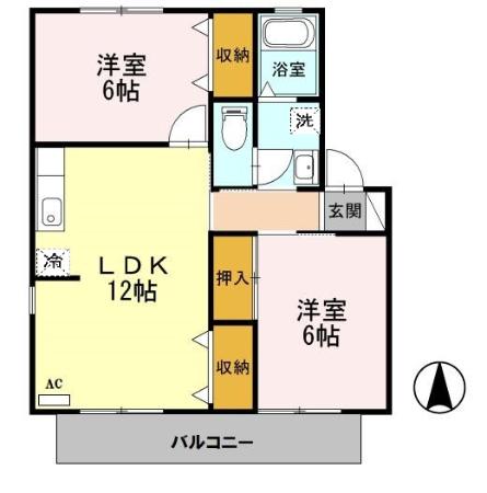 Wing21 Cの間取り