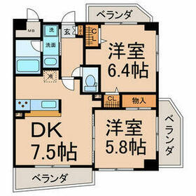 サンシティ名西通の間取り