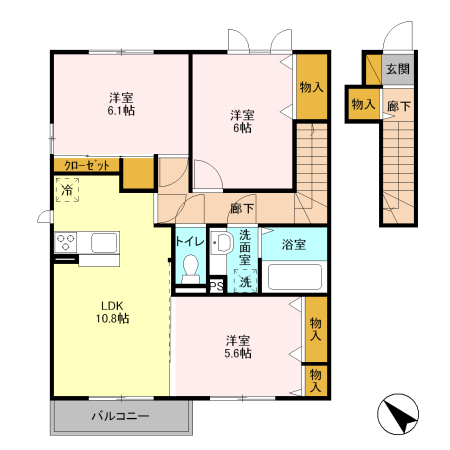エルーセラの間取り