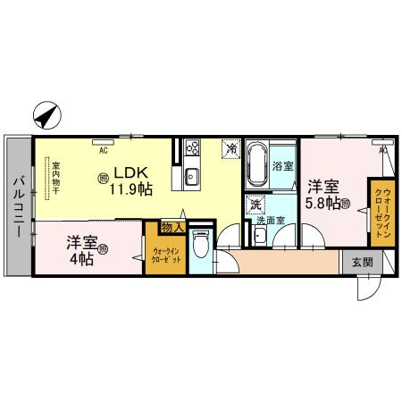 Dendriteの間取り
