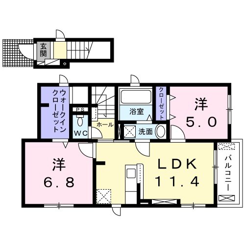 ホフヌング弐番館の間取り