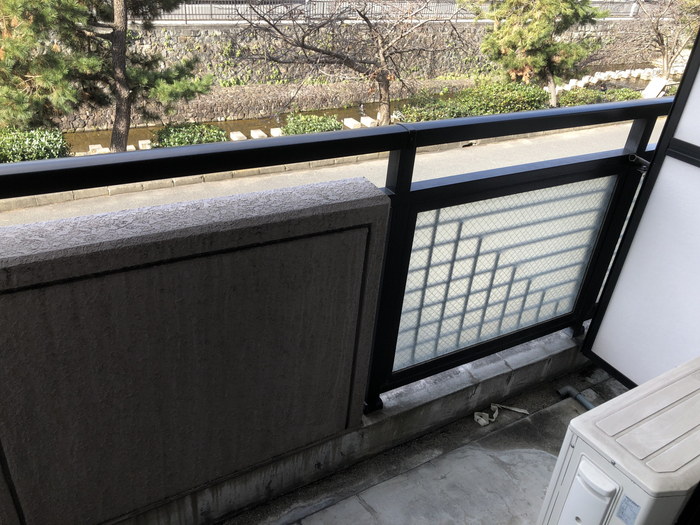 11/28 バルコニー