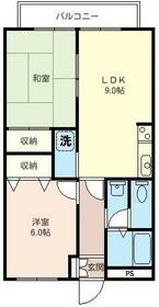 クレールリューの間取り