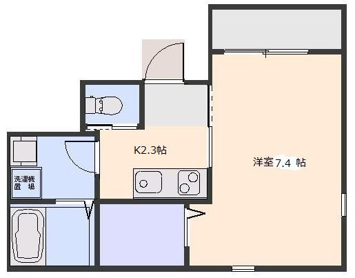 カーサプランドールの間取り