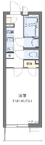 クレイノヴィラ　セゾン幕張の間取り
