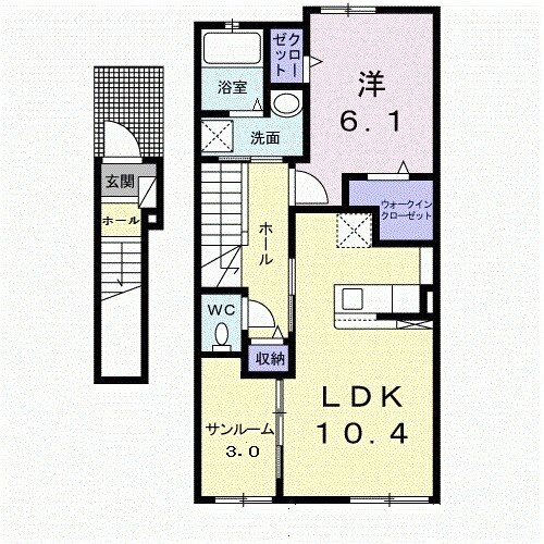 ベラ ルーナの間取り