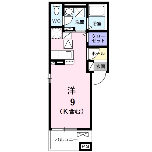 メゾン ラシュレの間取り