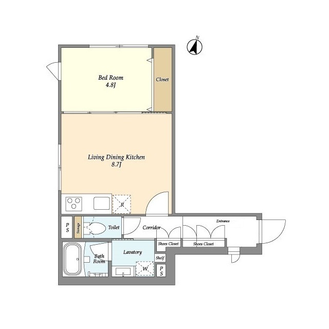 ASTILE原宿の間取り