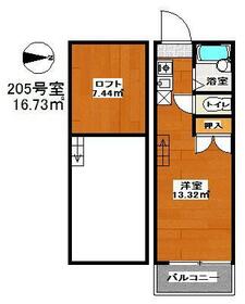 マキシム空港前Ⅲの間取り