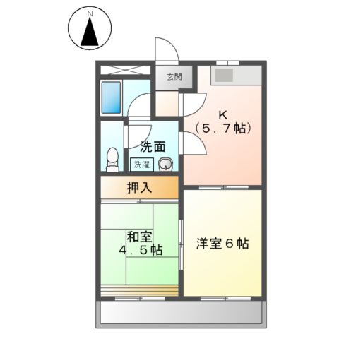 ダンサプリメーロの間取り