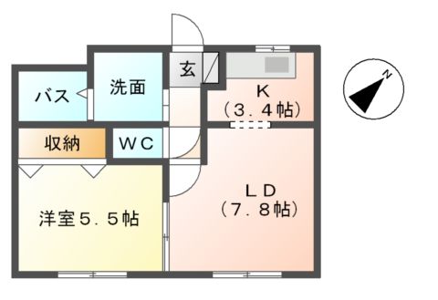 Y’s グランチェスタの間取り