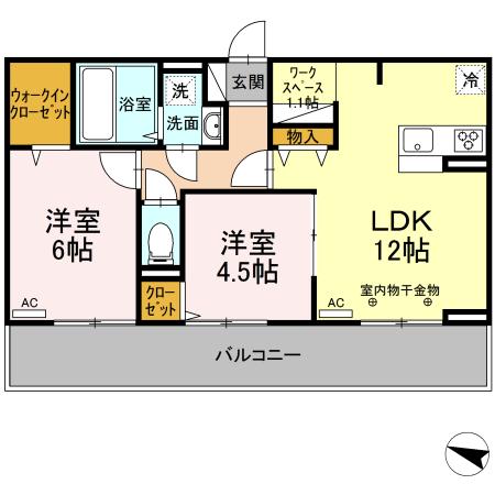 ジャルダンの間取り