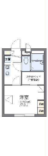 レオパレス太陽の間取り