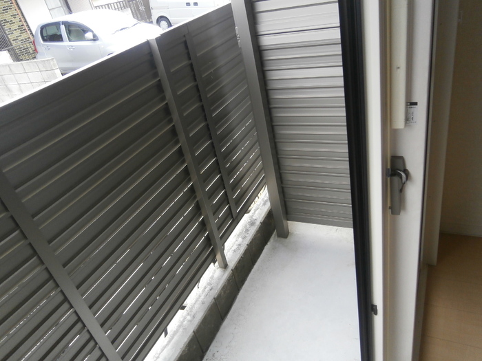 12/28 バルコニー