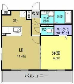 Ｙ＆Ｍ　ディア古河Ⅱの間取り