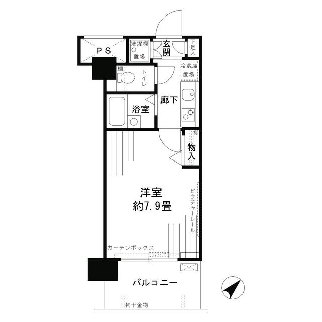 アルテーヌ新横浜の間取り