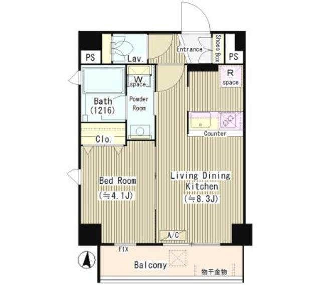 カーナ大井町の間取り