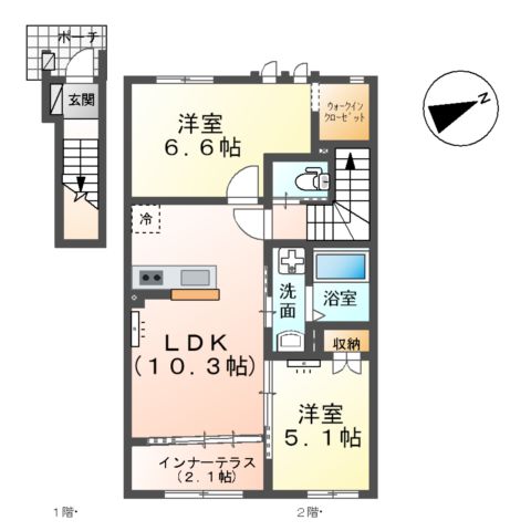 メゾンプルームの間取り