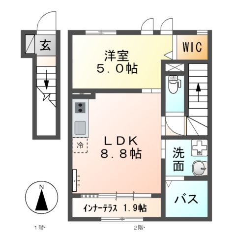パルク名城の間取り
