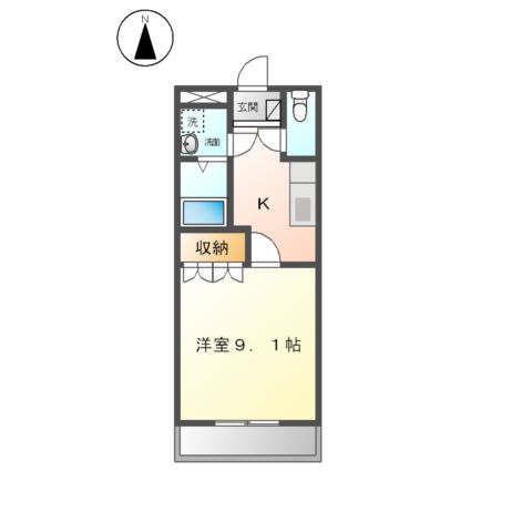 メゾン六名パークの間取り