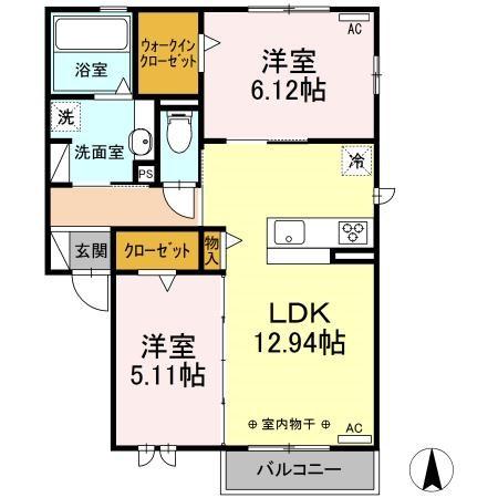 セジュールコルザックの間取り