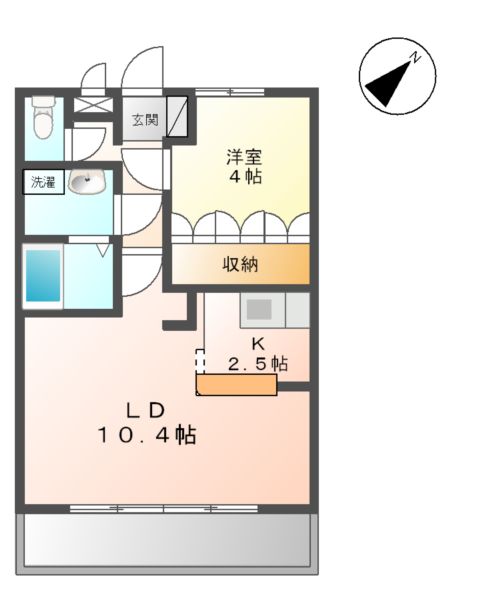 エクセル・ハイムⅡの間取り