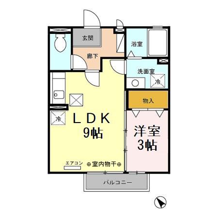 リヴェールタキの間取り