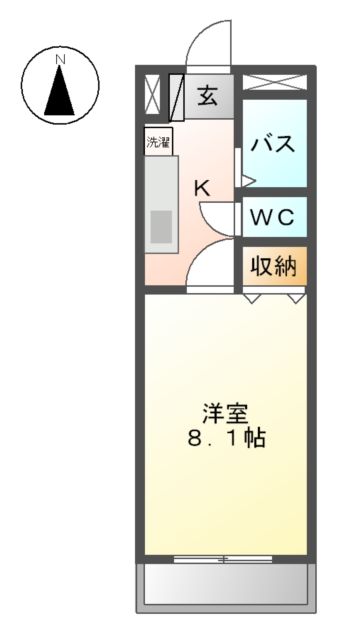 フローリィ麗の間取り