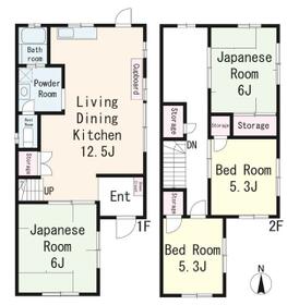 栄町1丁目貸家の間取り