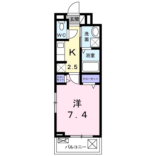 オーヴェスト アンビエンテ Ⅱの間取り